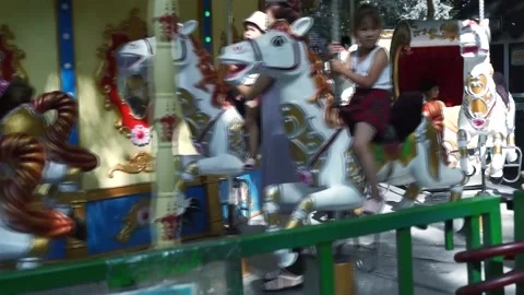 City children's playground. Stock Footage 201949986