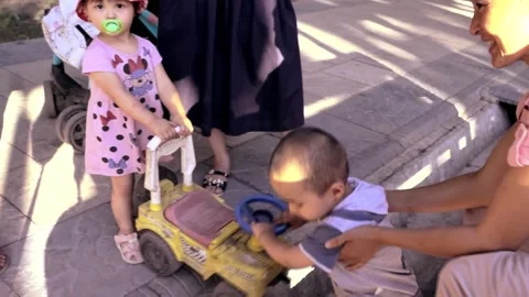 City children's playground. Stock Footage 201950101
