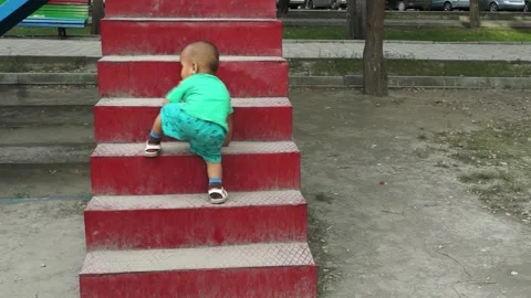 City children's playground. Stock Footage 201950113