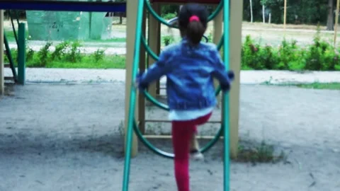 City children's playground. Stock Footage 201950122