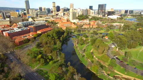 City of churches drone 4k Stock Footage 280177066