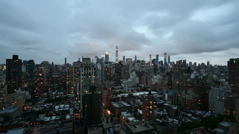 City Cloudscape Timelapse Stock Footage 167775034