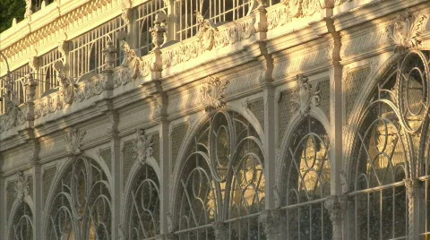 City Colonnade Stock Footage 493396