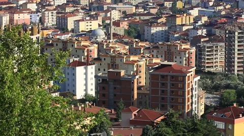 The city is a concrete case study Stock Footage 43313525