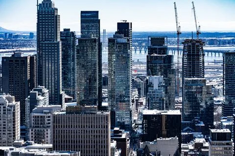 City construction and development Stock Photos