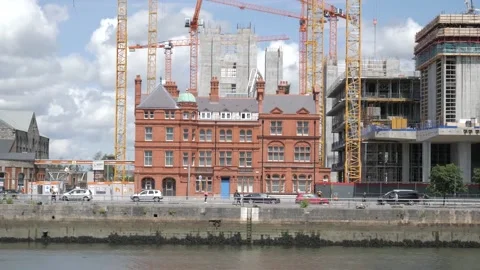 City Construction Stock Footage 154301643