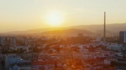 City contour Video stock 10719260