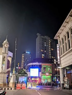 City corner Stock Photos