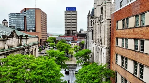 City Corridor - Syracuse, NY Video stock 335970596
