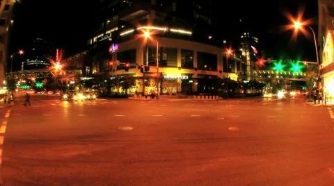 City Crosswalk Stock Footage 8601964