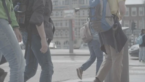 City Crowd 2  - Slow motion SLOG Vidéo 102169978