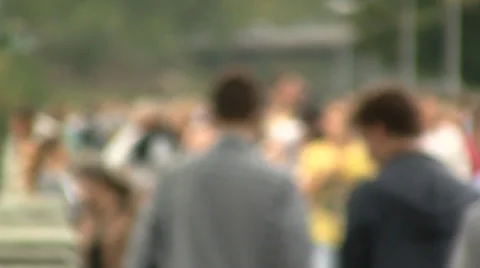 City crowd 스톡 동영상 29658433