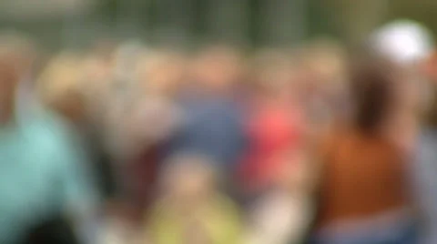 City crowd Stock Footage 29658434