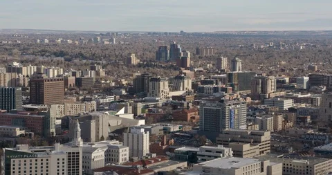 City of Denver Rooftop Perspective Video stock 125549470