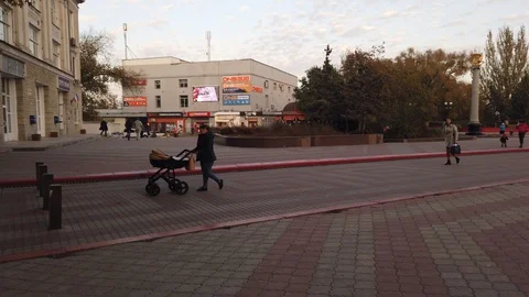 City design. Steps. Town Square. Town. 스톡 동영상 119711053