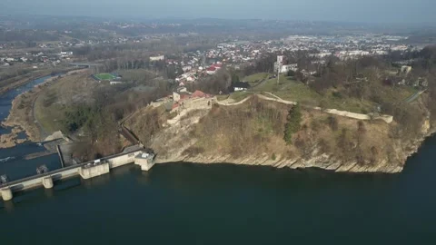 City Dobczyce Stock Footage 306845882