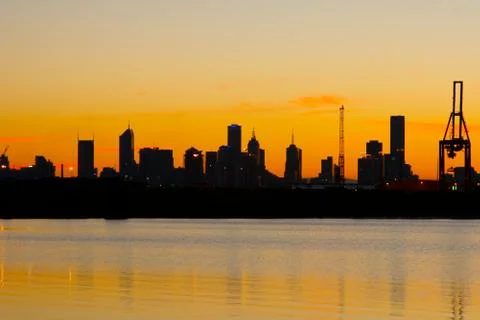 City dock Foto stock