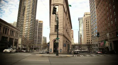 City Downtown Stock Footage 10732506