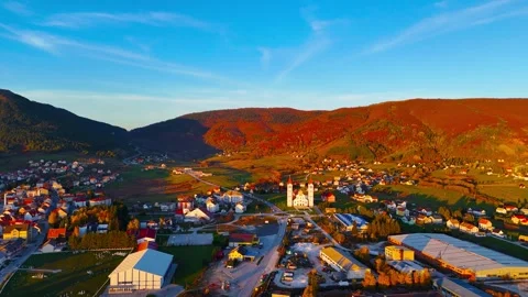 City Draped in Light Stock Footage 317729983