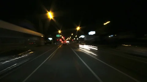 City Drive Timelapse 库存影片 90532668