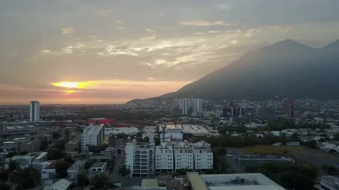 City Drone Stock Footage 169661314