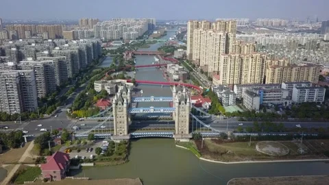 City Drone Video Stock Footage 324768854