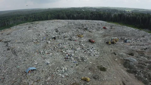 	City dump aerial view. Stock Footage 116562911