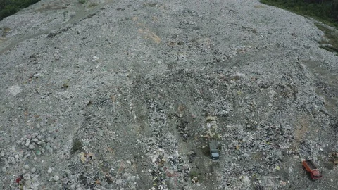 	City dump aerial view. Stock Footage 116562985