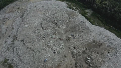 	City dump aerial view. Stock Footage 116563131