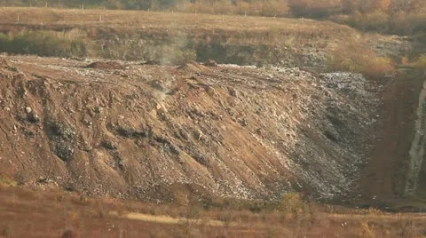 City dump Video stock 12522298