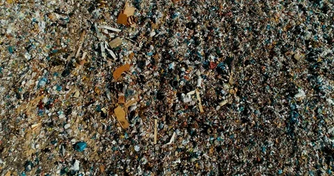 City dump. A Huge Garbage Dump. Seagulls circling over the garbage. Stored Vídeos de archivo 114471250