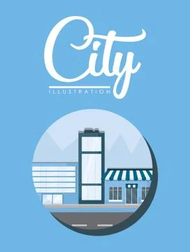 City elements design Illustrazione stock