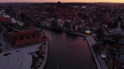 City at evening Stock Footage 145425134