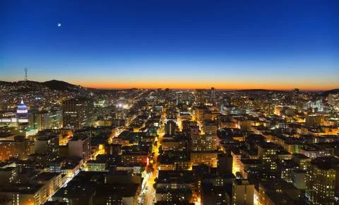 City in the evening 写真素材