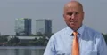 City Financial Center Background Business Person Happy Smile Face Presentation 4k or 4k+ Resolution