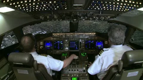 City Flight Approach Stock Footage 22774894