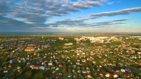 City flight Stock Footage 99326795