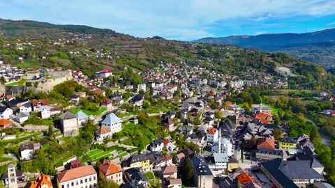 City of Floating Lights Stock Footage 319454620