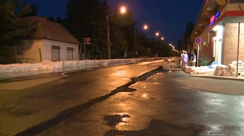 City in Flood Stock Footage 50889592