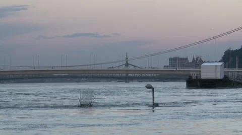 City in Flood Stock Footage 50889923