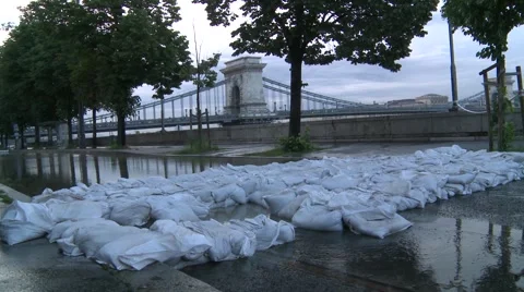 City in Flood Stock Footage 50889940