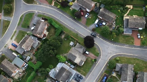 City Fly Over Stockbeeldmateriaal 8553373