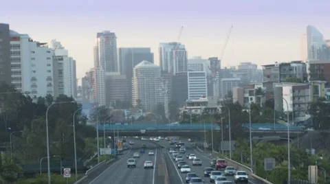 City freeway in timelapse. Stock Footage 8669040