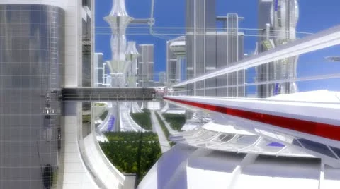 City Future Stock Footage 11147835