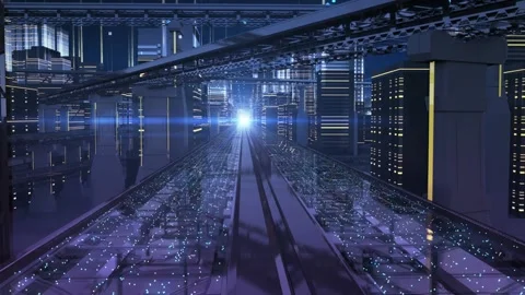 City of future Stock Footage 113886149