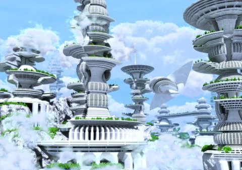 City of the Future Иллюстрация