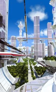 City of the Future Иллюстрация