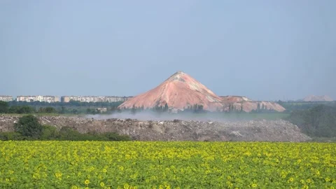 City garbage dump Stock Footage 210208892