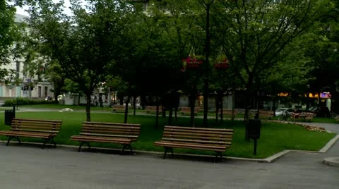 City garden 2 Video stock 11892421