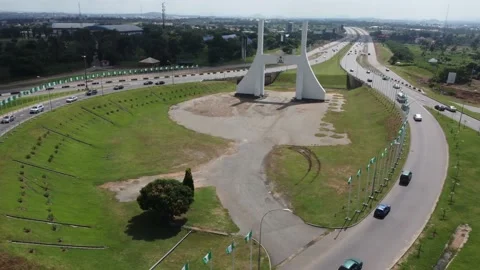 City Gate Abuja Stock Footage 162585512